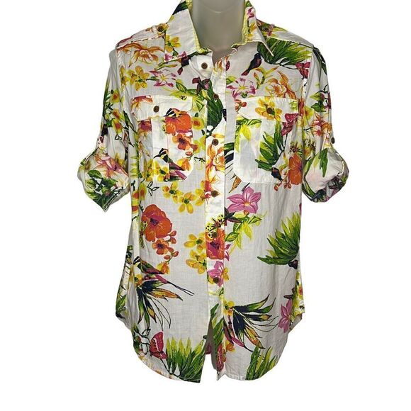 Tailor Vintage Wmns Button Down Shirt Size 4 and 6 NWOT - Picture 1 of 11